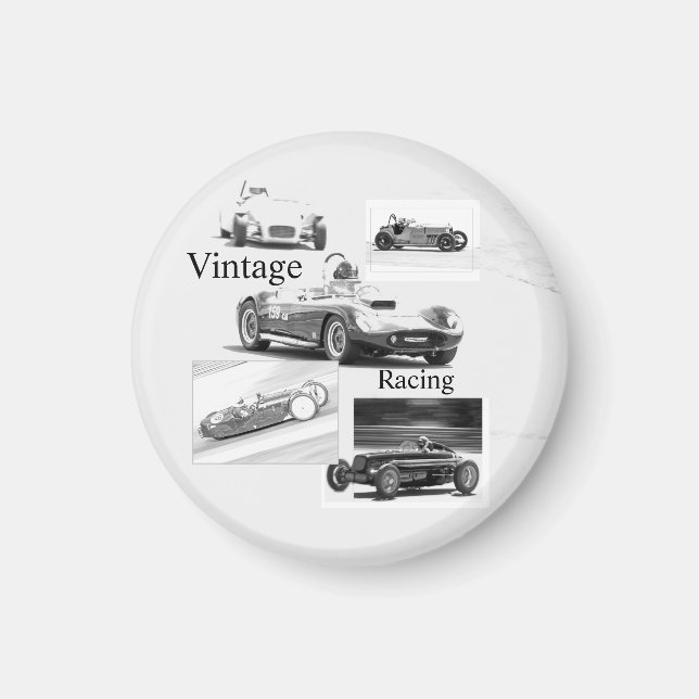 Vintage Racing Magnet (Framsidan)