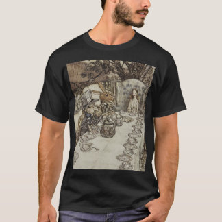 Vintage Rackham Mad Tea Party Alice i Wonderland T Shirt