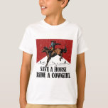 Vintage Rädda en häst Ride A Cowgirl7 T Shirt<br><div class="desc">Vintage Rädda en häst Ride A Cowgirl7</div>