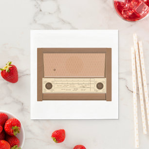 Vintage Radio Pappersservett
