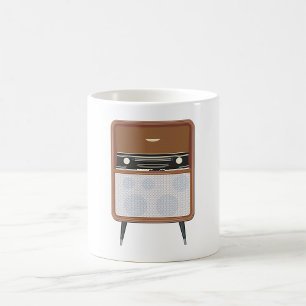Vintage Radio Retro Music Älskare i mitten av århu Kaffemugg