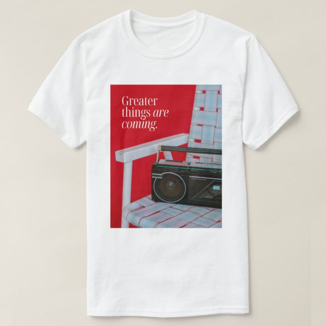 Vintage Radio T-shirt (Design framsida)