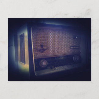 Vintage Radio Vykort