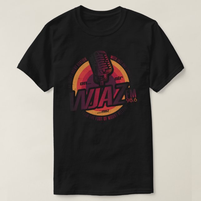 Vintage Radio WJAZ Essential T-Shirt (Design framsida)
