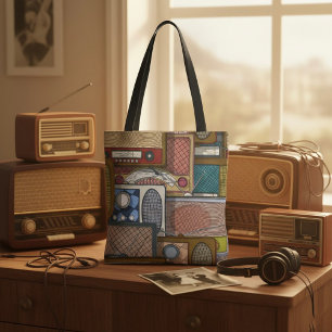 Vintage Radios Tygkasse