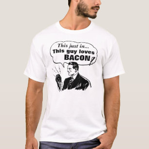 Vintage radiosände, denna grabbkärlekbacon t shirt