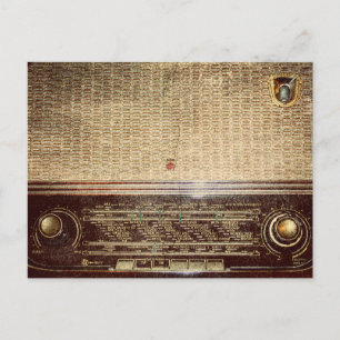 Vintage radiosände vykort