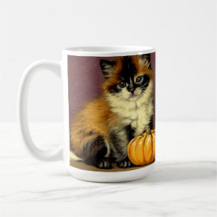 Vintage Ragdoll Halloween Katt Kaffemugg