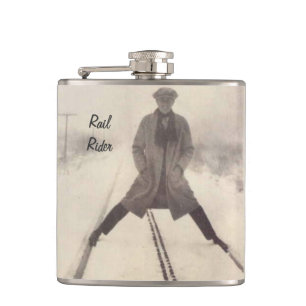 Vintage Rail Rider Railroad Track c 1920-talskolv Fickplunta