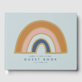 Vintage Rainbow Baby Shower Gästböcker