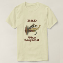 Vintage Rainbow Fly for the Fishing Legend Pappa T T Shirt