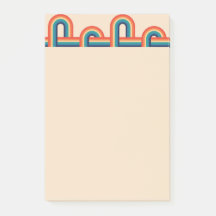 Vintage Rainbow Post-it Notes