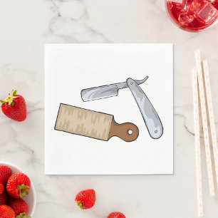 Vintage Rak Razor and Strop Barber Shop Pappersservett