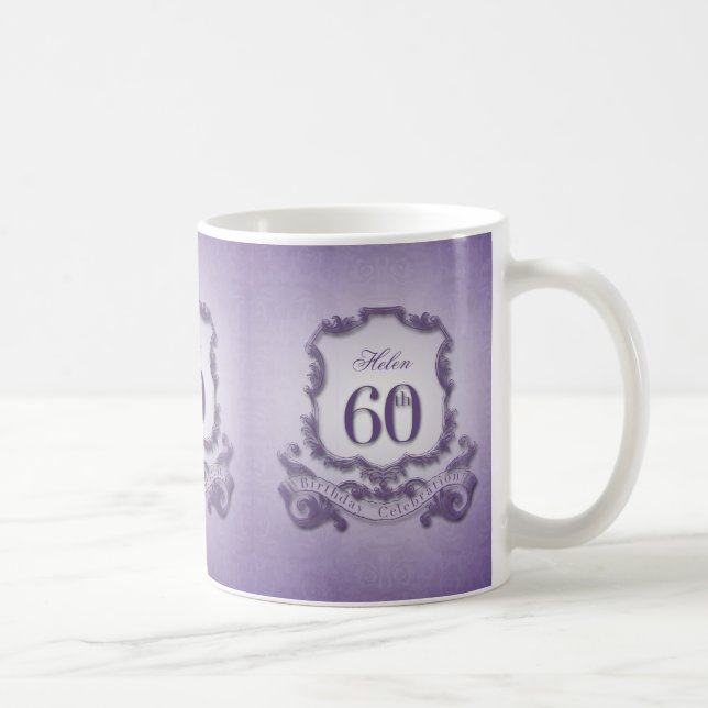 Vintage Ram 60:e födelsedagshälsfirandet Mugg (Höger)