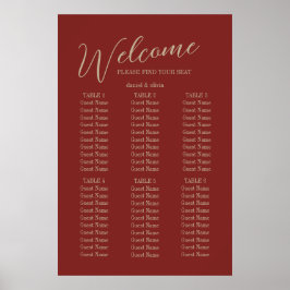 Vintage Ram Etniska passagerarlistor för Bröllop i Poster