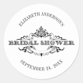 Vintage Ram Möhippa Runt Klistermärke