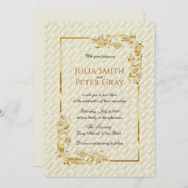 Vintage Ram Royal Bröllop Inbjudningar
