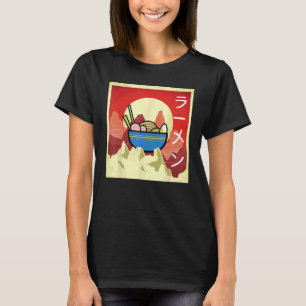 Vintage Ramen Bowl Japanska Noodles Asia Foodie Re T Shirt