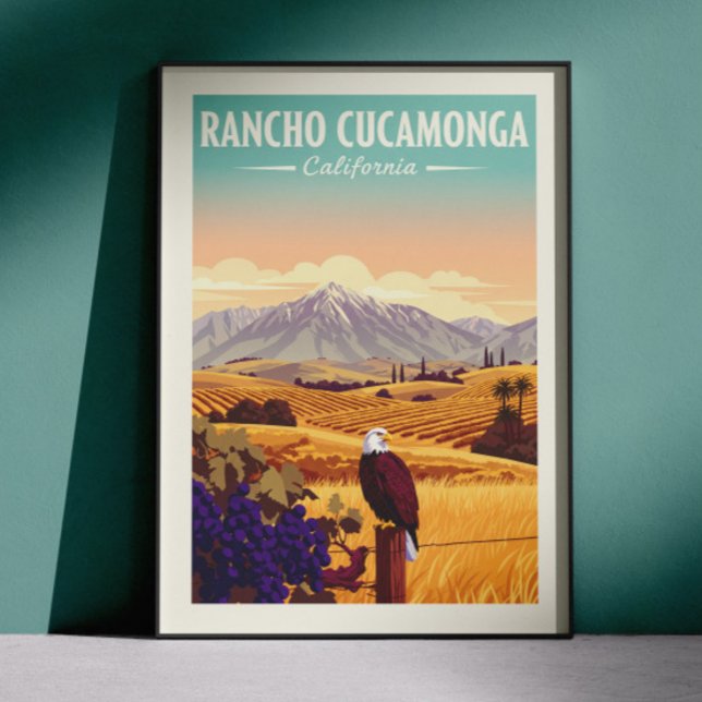 Vintage Rancho Cucamonga Kalifornien Poster (Skapare uppladdad)