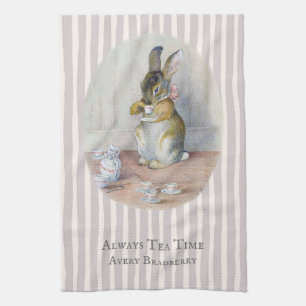 Vintage Rand Miss Bunny Teatime Kökshandduk