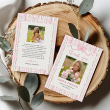 Vintage Ränder Rosa Slöja Examen Foto