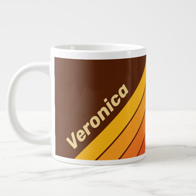 Vintage Randiga med namn Jumbo Mugg (Vänster)
