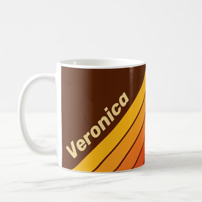 Vintage Randiga med namn Kaffemugg (Vänster)