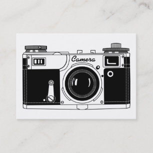 Vintage Rangefinder-kamera Visitkort