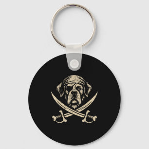 Vintage Rate Saint Bernard Crossbone Hund älskare Nyckelring
