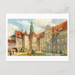 Vintage Rathaus Bielfeld Tyskland Vykort