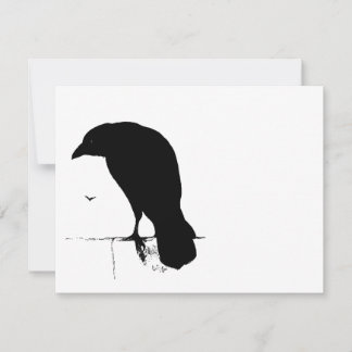 Vintage Raven - Anpassade Goth Kråkas Ravens