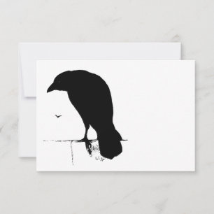 Vintage Raven - Anpassade Goth Kråkas Ravens