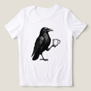 Vintage Raven Coffee T Shirt