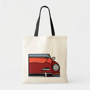 Vintage Red Car Tygkasse