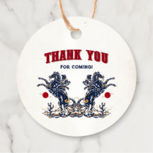 Vintage Red Cowboy First Rodeo Birthday
