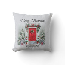 Vintage Red Door God jul Helgdag Namn