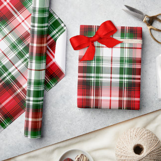 Vintage Red Grönt Play Farmhouse Lux jul Presentpapper