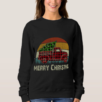 Vintage Red Lastbil Buffalo play med Merry Christm T Shirt