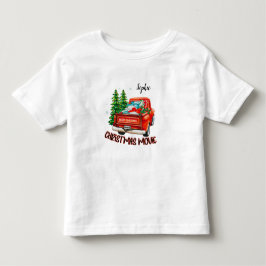 Vintage Red Lastbil, julfilm T Shirt