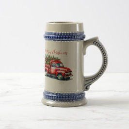 Vintage Red Lastbil Julgran Sejdel