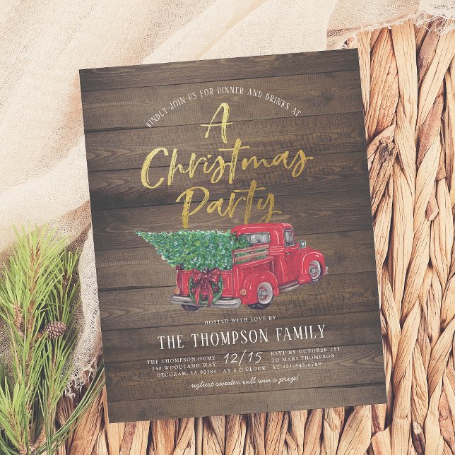 Vintage Red Lastbil & Play Budget Party (Skapare uppladdad)