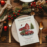 Vintage Red Lastbil Rustic-familjen, Party Inbjudningar<br><div class="desc">Vintage Red Lastbil Rustic-familjens julfest - Du är inbjuden till ett helgdag med vår Vintage Red Lastbil Rustic Family julParty-inbjudan. Bild är en charmerande landskapsscen: en mysigt, avvandrad röd lada som stolt står mot bakgrund av en kraftig vinter himmel. Ett perfekt trimmat Julgran, mousserande med prydnadsföremål, står bredvid det och...</div>