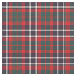 Vintage Red, Navy Blue och Forest Grönt Scottish Tyg