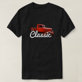 Vintage Red Pickup Street Rod T Shirt