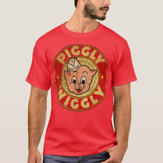 Vintage Red Piggly Wiggly Tote T Shirt