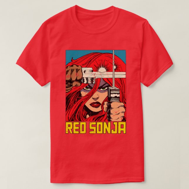 Vintage Red Sonja 1983 T Shirt (Design framsida)