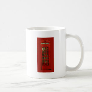 Vintage Red Telefon Box Kaffemugg