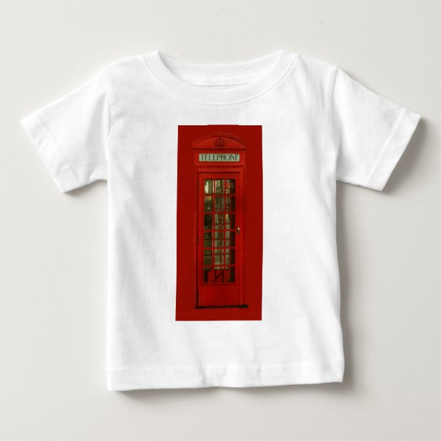 Vintage Red Telefon Box Tee (Framsida)