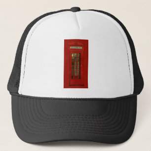 Vintage Red Telefon Box Truckerkeps