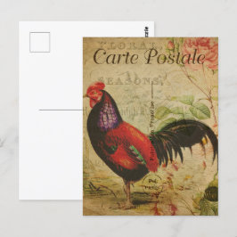 Vintage Red Tupp Vykort